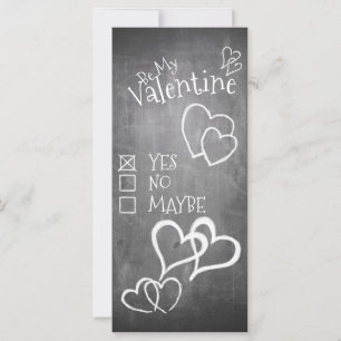 Var min Valentine på ett kritbord