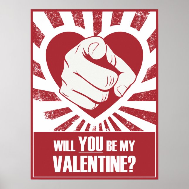 Var min Valentine Poster (Framsidan)