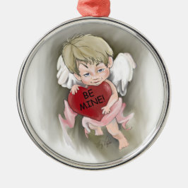 Var min Valentine Premium Round Ornament