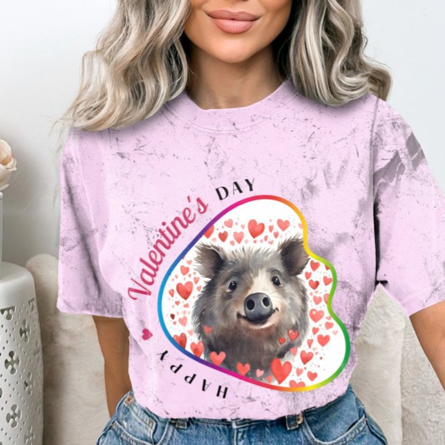 Var min Valentine? - Romantic Paradise T Shirt (Skapare uppladdad)