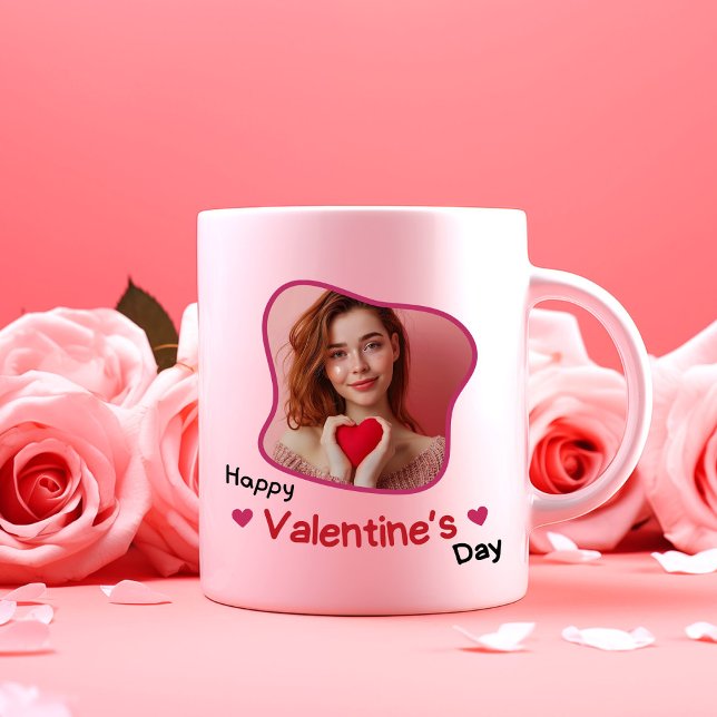 Var min Valentine? - Romantiska visklippare Två-Tonad Mugg (Skapare uppladdad)