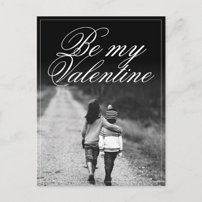 Var min Valentine - sida vid sida Vykort (Framsida)