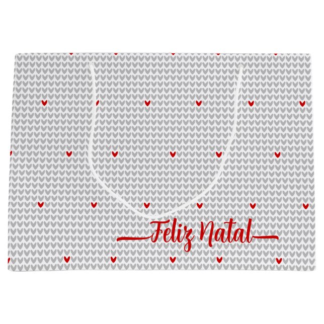 Var min Valentine Sticka Heart Large Gift Bag (Framsidan)