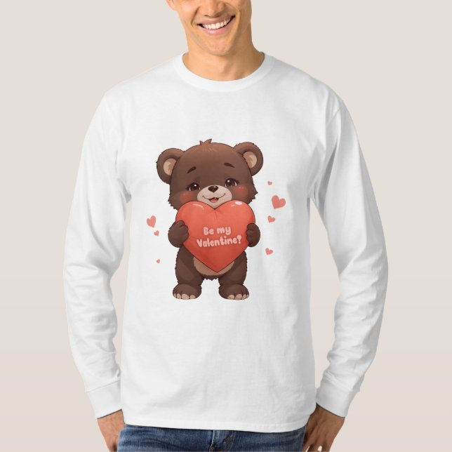 Var min Valentine? T Shirt (Framsida)