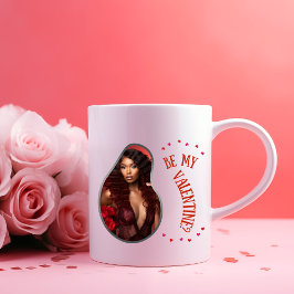 Var min Valentine? - Tender Kisses Två-Tonad Mugg