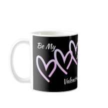 Var min Valentine Triple Heart Coffe Mugg