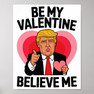 Var min Valentine tror mig hjärtklaffsvalen Poster