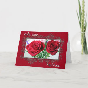 Var min Valentine Twin Ro Helgkort
