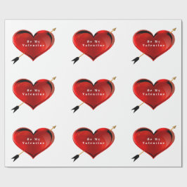 Var min Valentine Wrapping Papper Presentpapper