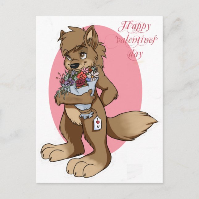 Var min valentinkortsversion- helg vykort (Framsida)