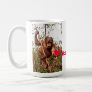 Var min valentinOrangutanfläkt Kaffemugg