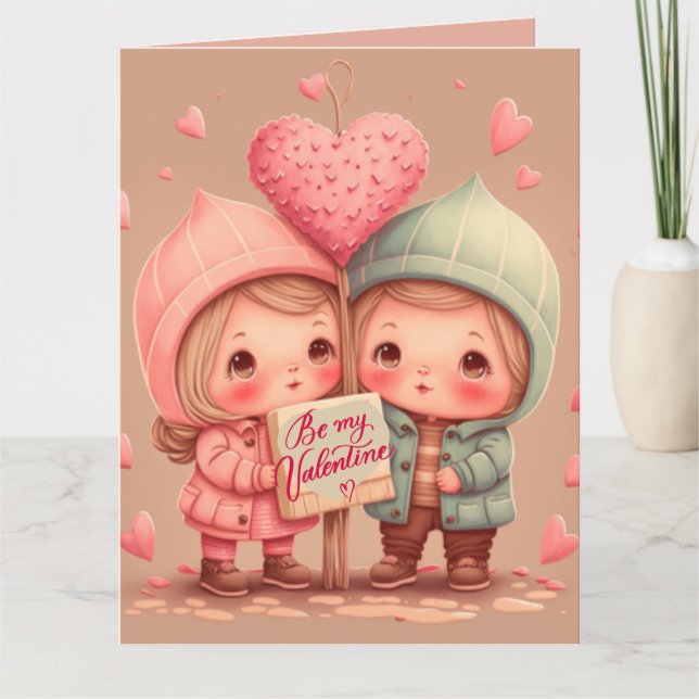 Var min valentinskort kort (Framsida)