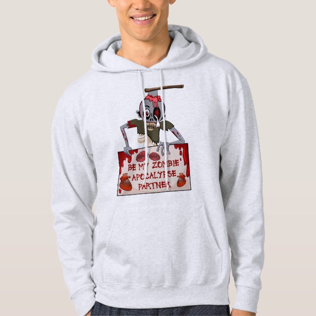 Var min Zombie Apocalypse Partner Manar Hoodie (Framsida)
