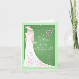 Var mina Bridesmaid-kort - Vår bröllop Inbjudan