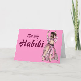 Var mina Habibi Valentine-kort Helgkort