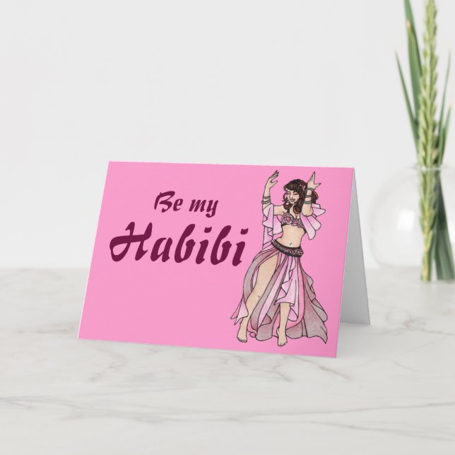 Var mina Habibi Valentine-kort Helgkort (Framsida)