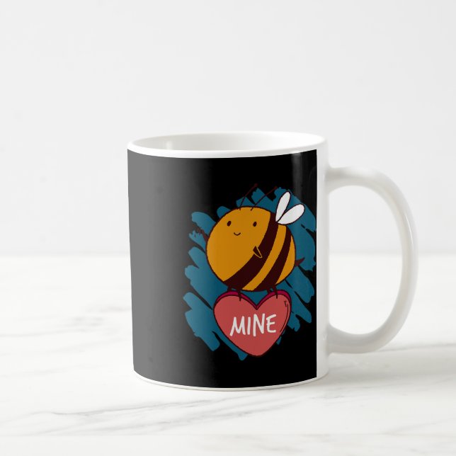 Var Mina Insekts kärlek Glad Alla Hjärtans Dag Hus Kaffemugg (Höger)