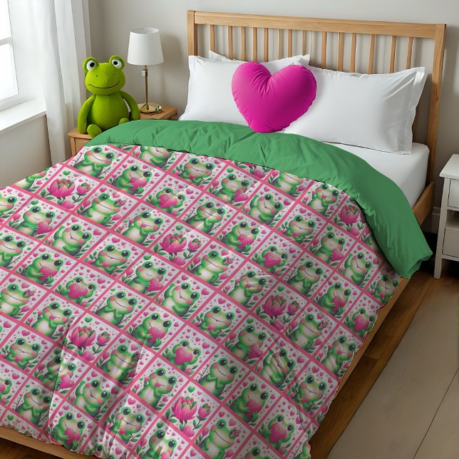 Var mina Valentine Frog-vänner Tyg (Skapare uppladdad)