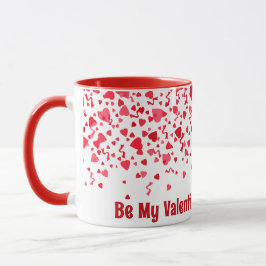 Var mina Valentine Red Confetti Hearts Mugg