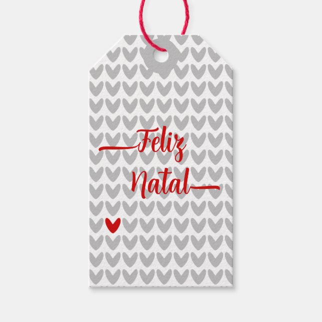 Var mina Valentine Sticka Heart Gift-Märkre Presentetikett (Framsidan)