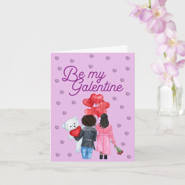 Var mitt Galentine - Galentins dagskort Kort (Orkide)