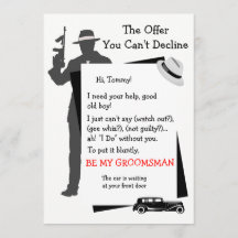 Var mitt Groomsman-erbjudande du inte kan avböja