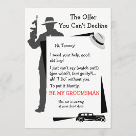 Var mitt Groomsman-erbjudande du inte kan avböja Inbjudningar