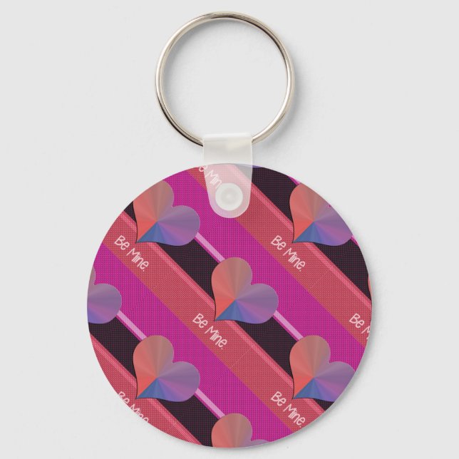 Var mitt hjärtans reflekterande hjärta nyckelring (Framsida)