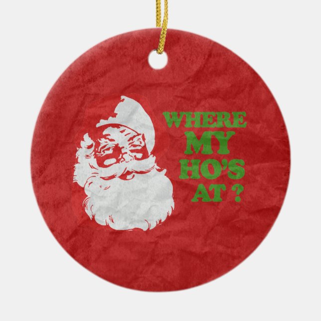 VAR MITT HOS PÅ JULGRANSPRYDNAD KERAMIK (Framsidan)