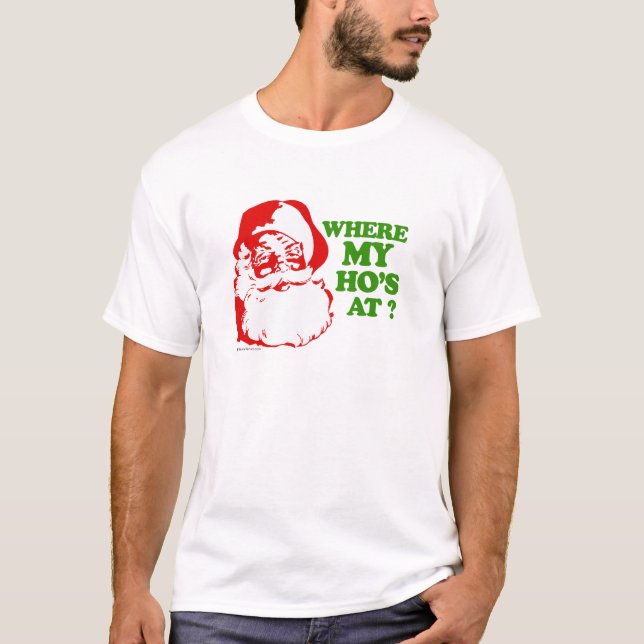 Var mitt hos på? t-shirt (Framsida)