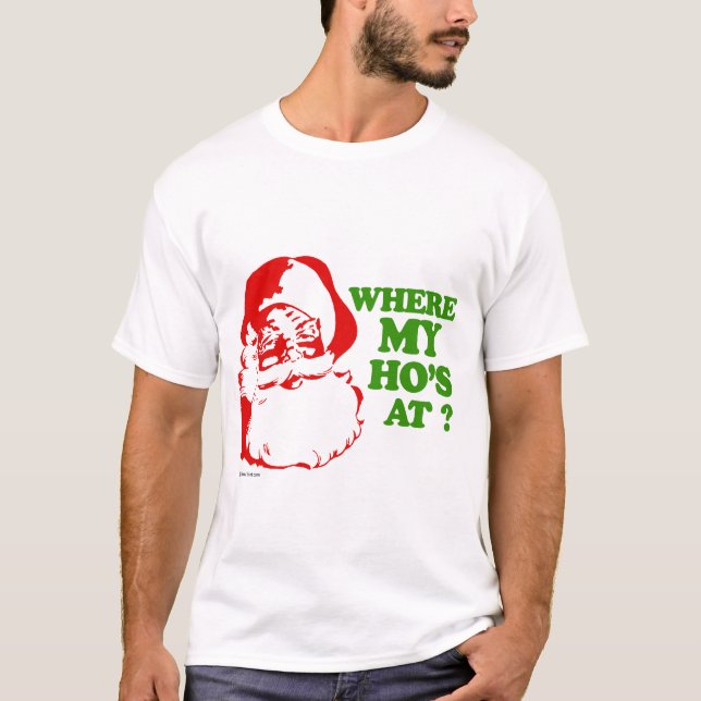 Var mitt hos på? t-shirt (Framsida)