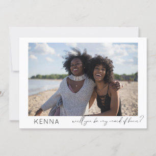 Var mitt Maid of honor-foto-Frieri Kalligrafi Inbjudningar