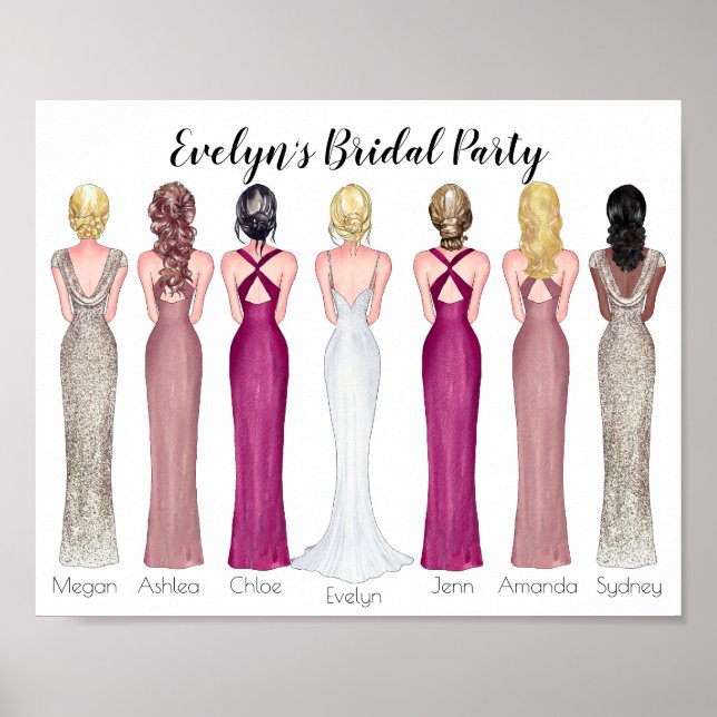 Var mitt meddelande om Frieri i Maid of honor Poster (Framsidan)