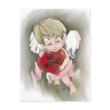 Var mitt på Alla hjärtans dag vykort