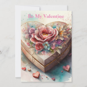 Var mitt Valentine Card Julkort