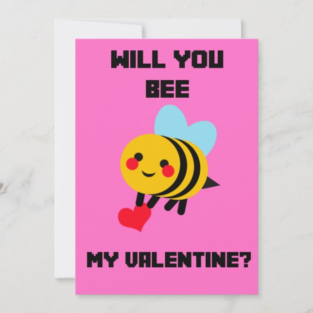 Var mitt Valentine Card Julkort (Framsida)