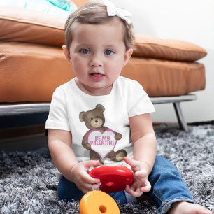Var mitt Valentine Cute Vintage Bear-Mjukisdjur T Shirt