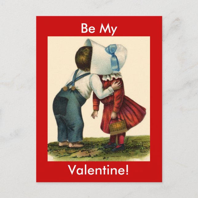 Var mitt Valentine vykort (Framsida)