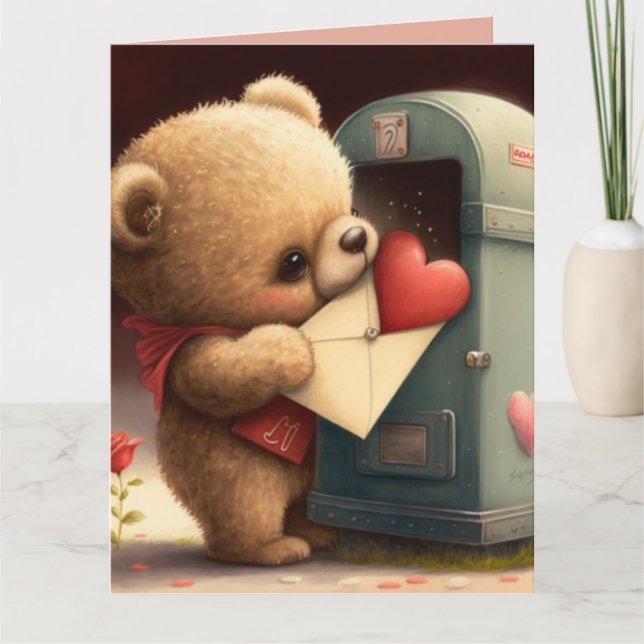 Var mitt valentinkort för anpassningsbar kort (Framsida)