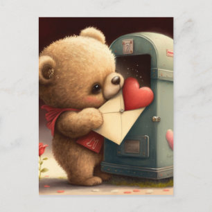 Var mitt valentinkort för anpassningsbar vykort