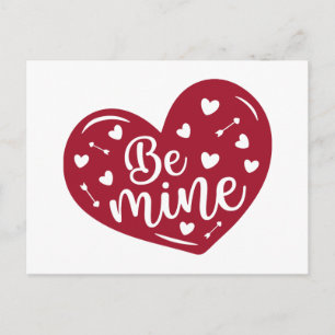 Var mitt vykort för hjärtklappning valentin kärlek