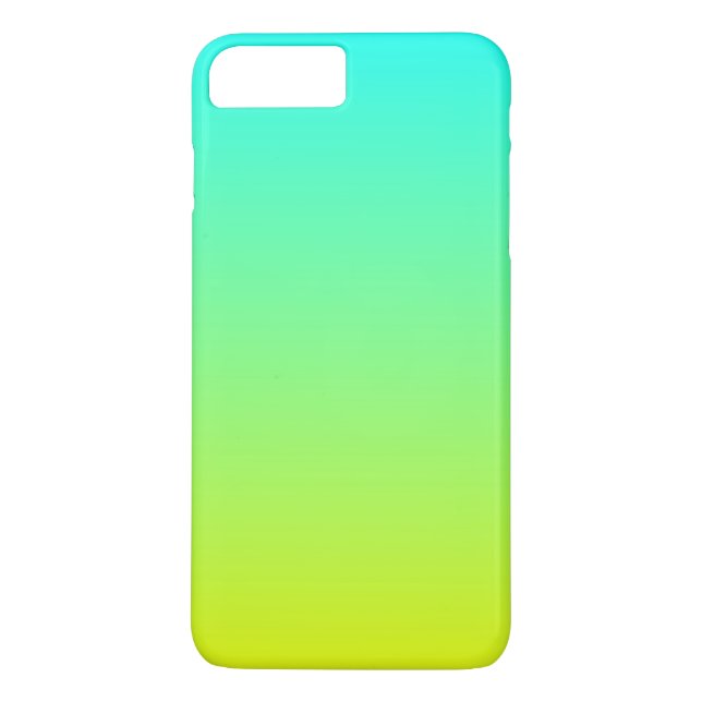 vår mode kalkgröncitron gult ombre Case-Mate iPhone skal (Baksida)