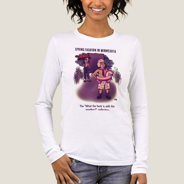 Vår Mode Vit T Shirt (Framsida)