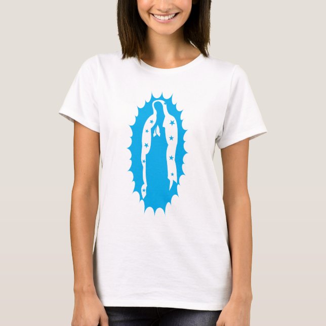 Vår moderna Aqua för dam Guadalupe Tee Shirt (Framsida)