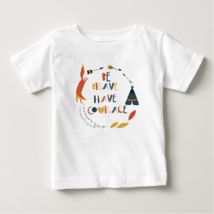 Var Modig ha modig räv T Shirt