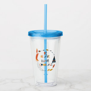 Var Modig ha modig räv Take Away Mugg