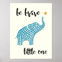 Var Modig Little One - Blue Baby Elephant