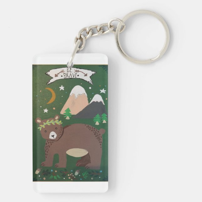 "Var Modig" nyckelkedja (Baksidan)