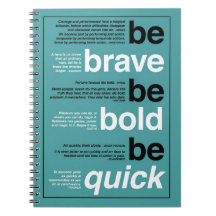 Var Modig. Var djärv. Var snabb. Motiveringsoffert