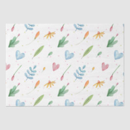 Vår mönster romantisk vattenfärgsinspirerad vätein